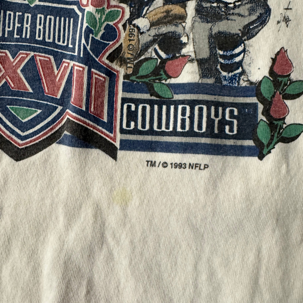 90s Dallas Cowboys Super Bowl XXVII Salem Sportswear Single Stitch Tee XL