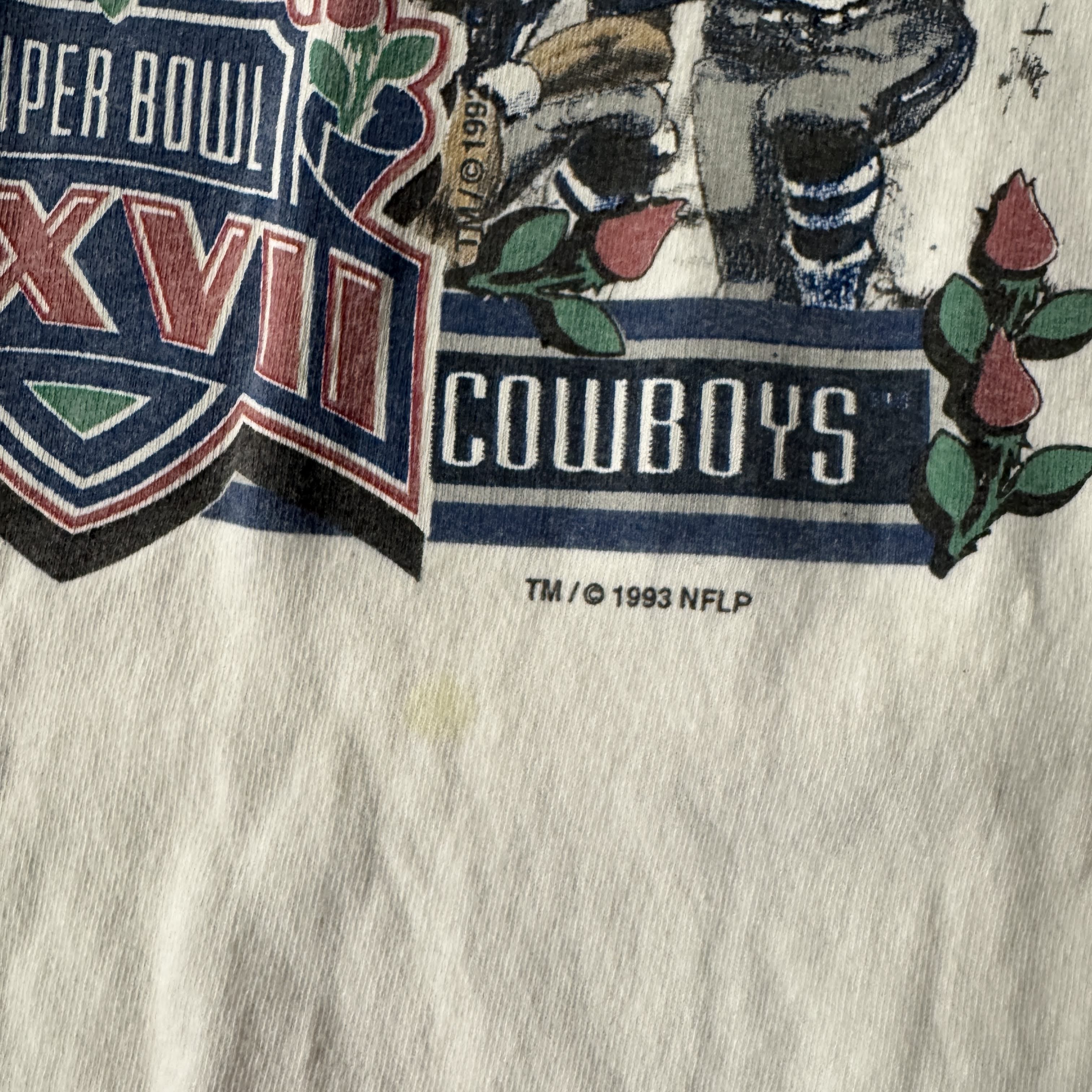 90s Dallas Cowboys Super Bowl XXVII Salem Sportswear Single Stitch Tee XL