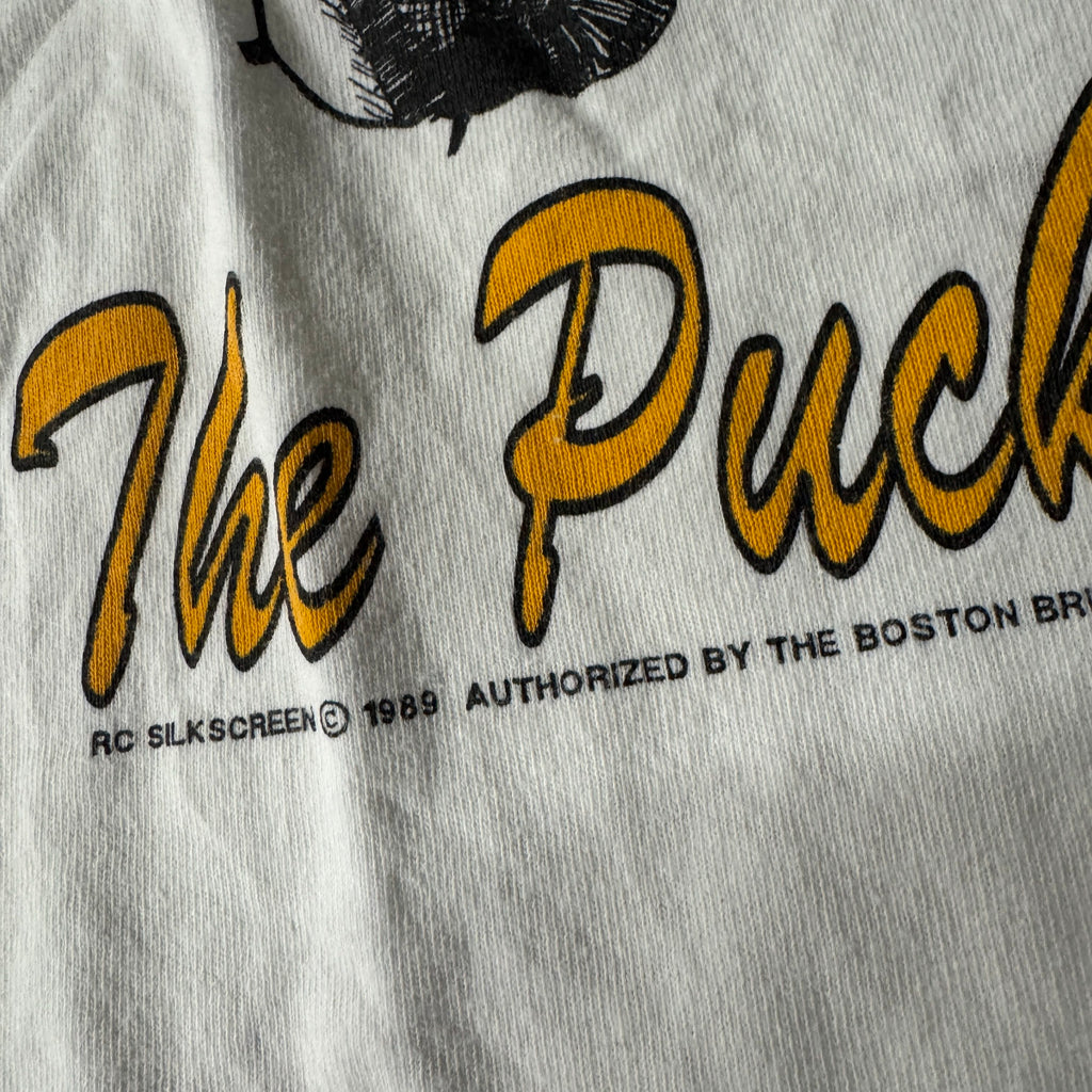 80s Boston Bruins Stedman Big Logo Tee XL