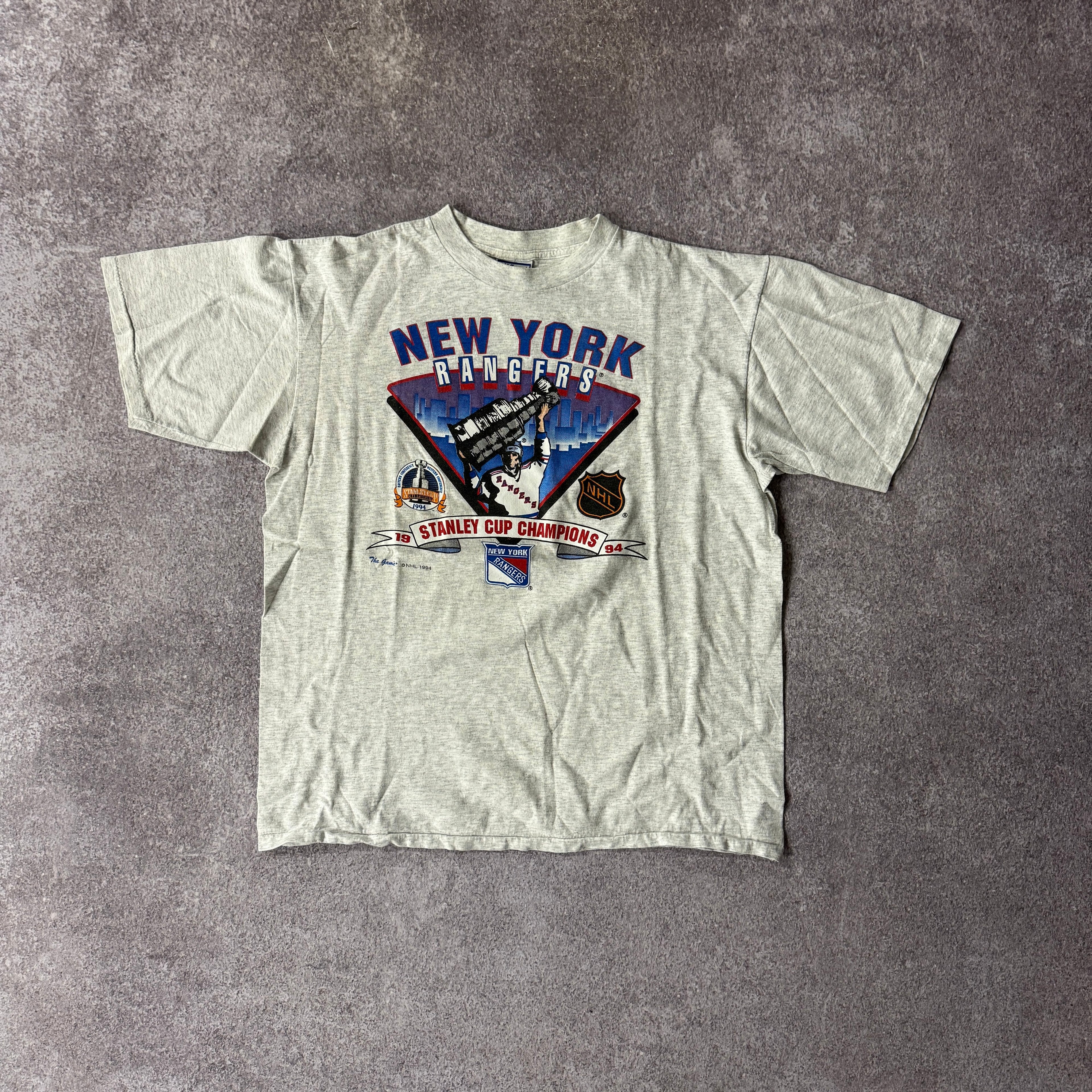 90s New York Rangers All Sport Single Stitch Tee XL