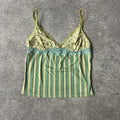 Y2K DKNY Multi Patterned Tank Top S