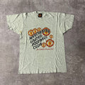 90s Real Madrid Manchester United Football Club Gray Back Graphic Tee L