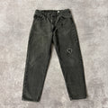 80s Levi's 550 Black Relaxed Worn In Jeans 36W x 30L