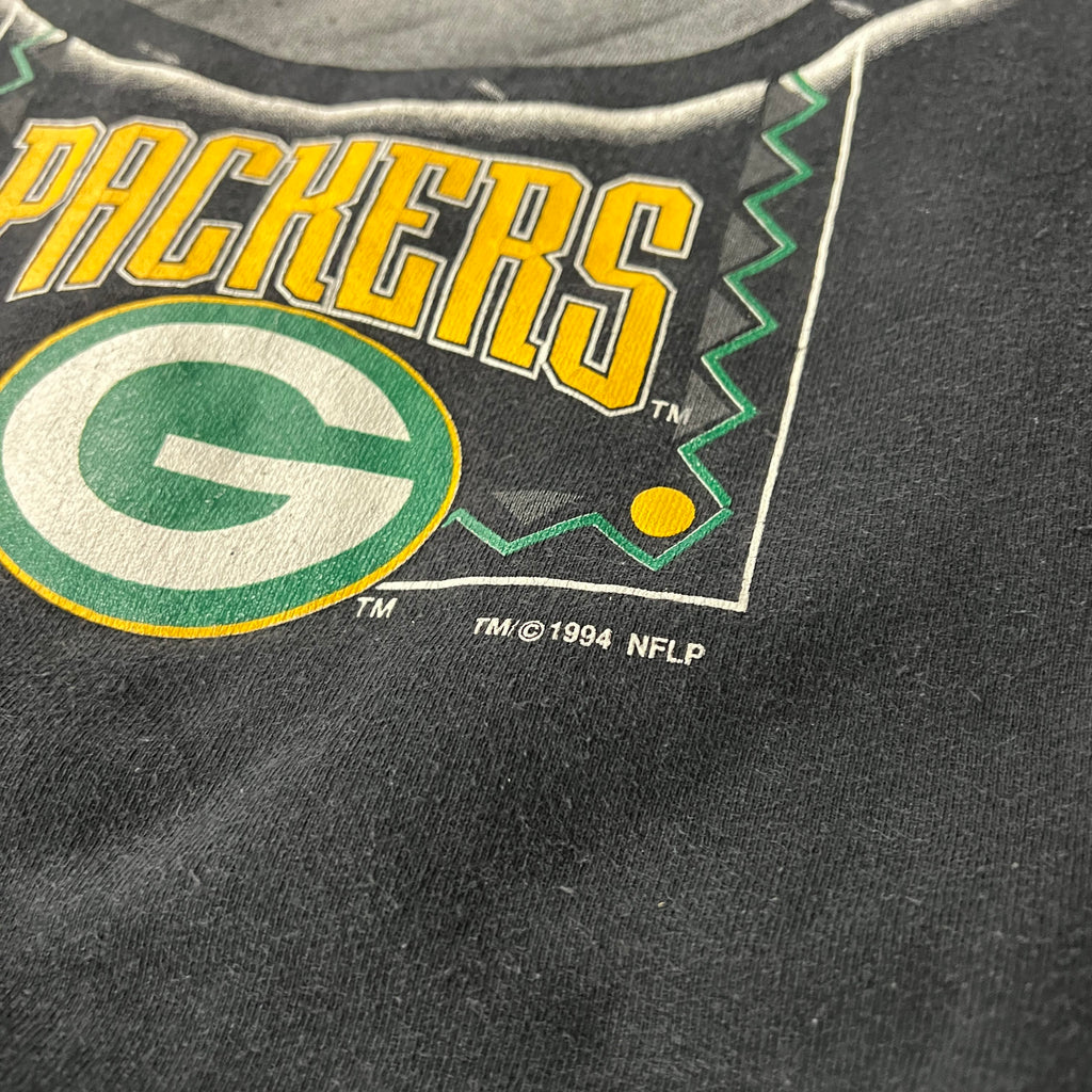 90s Green Bay Packers Fruit of the Loom Big Logo Crewneck L