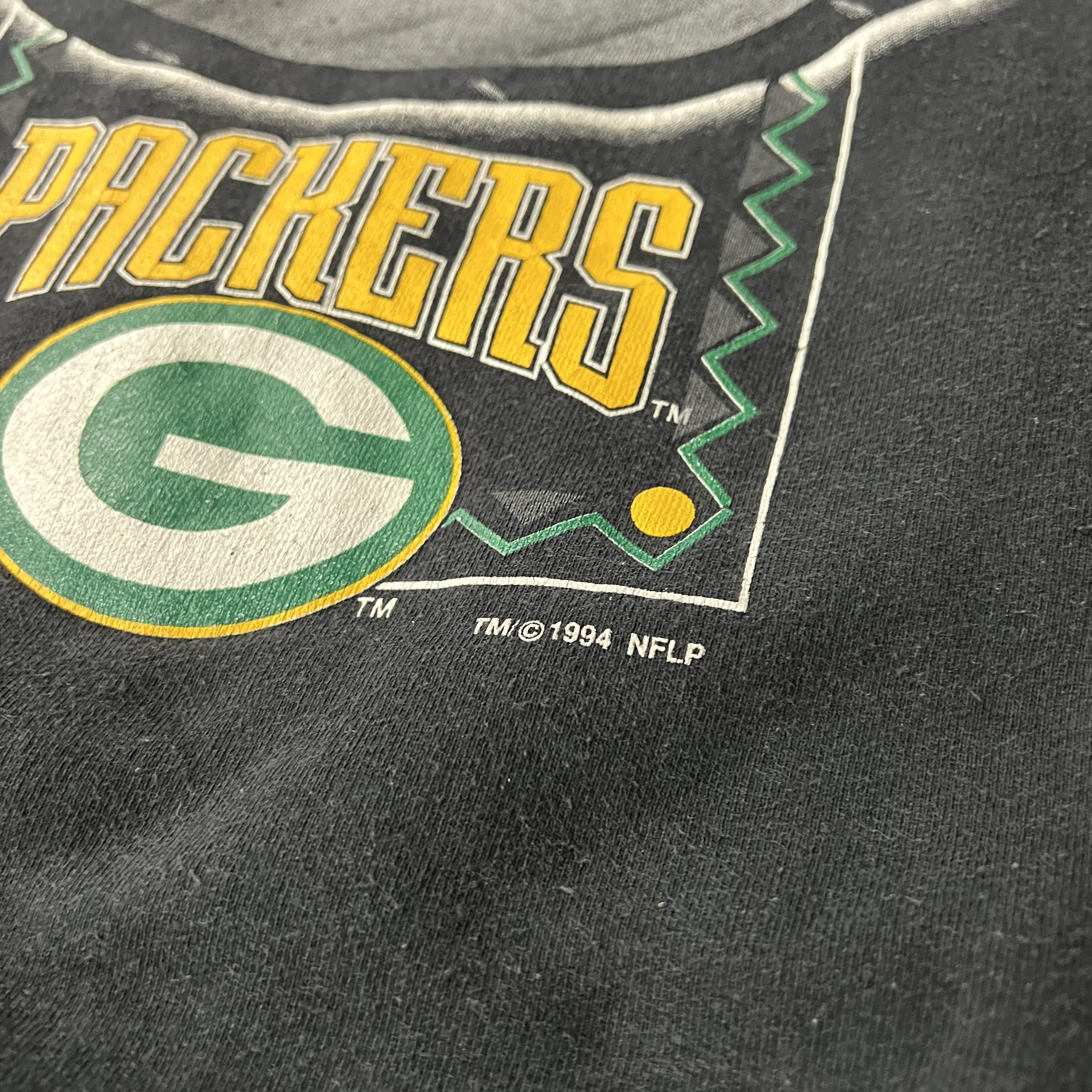 90s Green Bay Packers Fruit of the Loom Big Logo Crewneck L