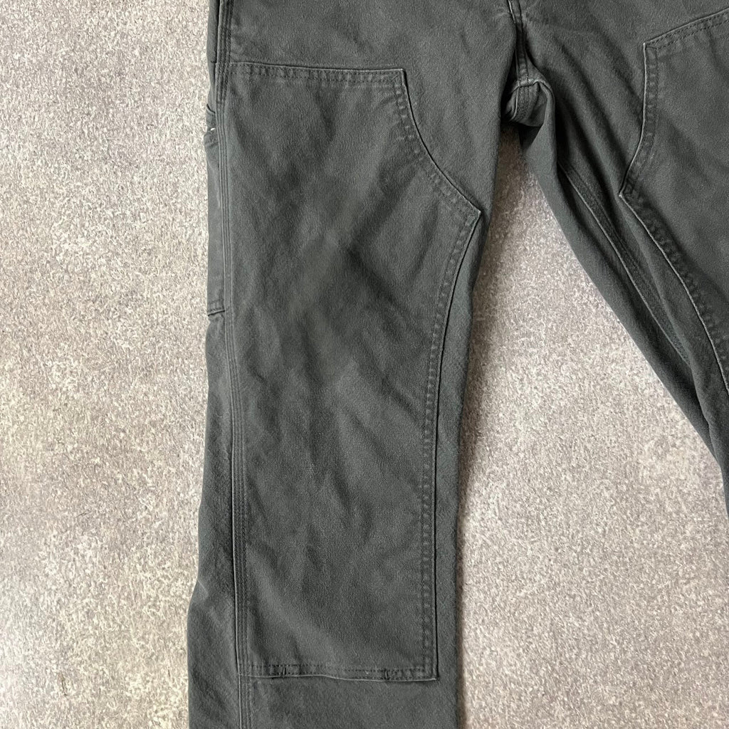 Modern Carhartt Workwear Faded Relaxed Gray Streetwear Pants 31x30