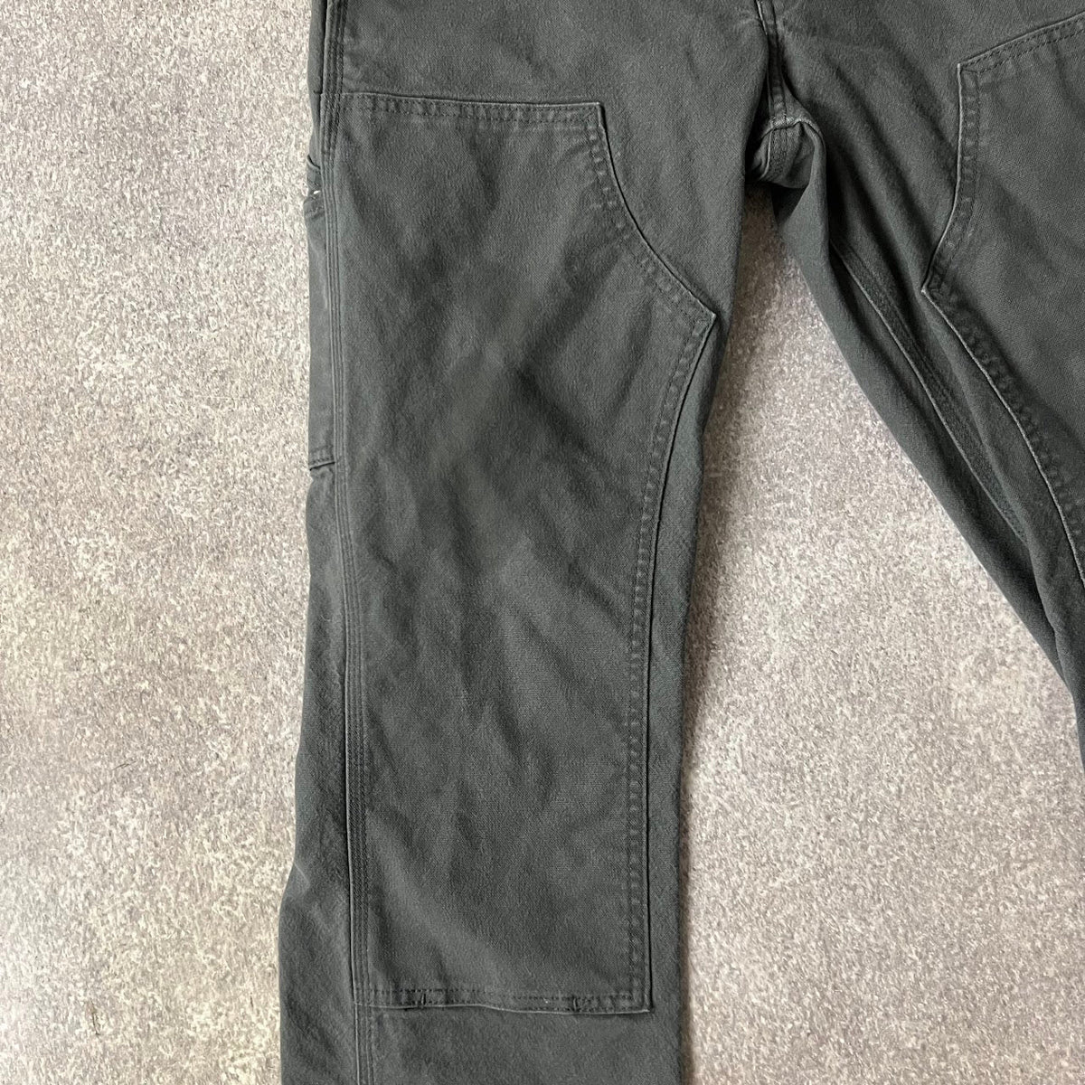 Modern Carhartt Workwear Faded Relaxed Gray Streetwear Pants 31x30