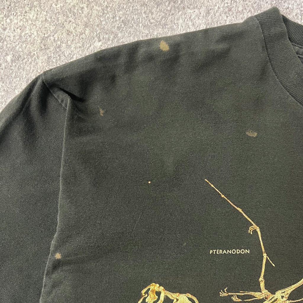 90s Wild Cotton Back Graphic Cracked Print Sun Faded Single Stitch Tee XL