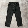 90s Levi's Orange Tab Black Distressed Jeans 38W x 34L