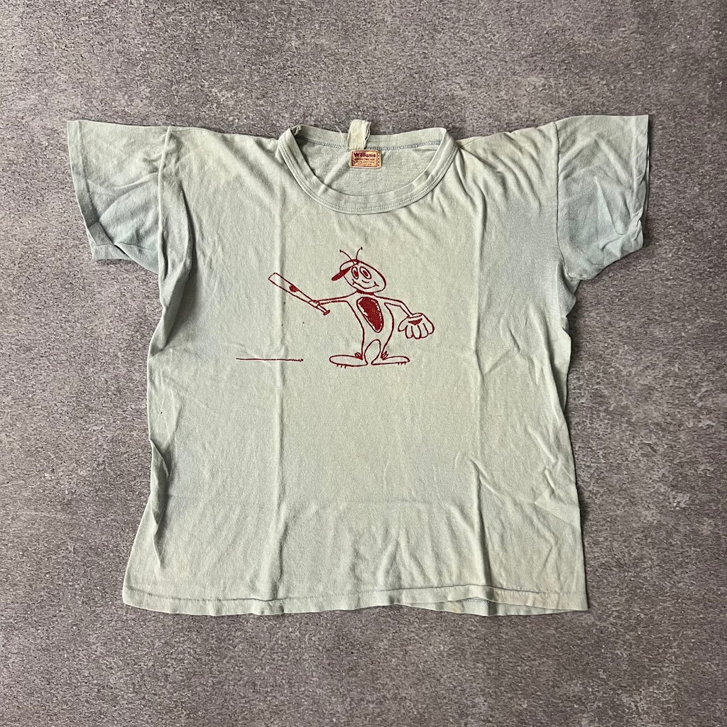 50s Williams Sportswear WPL Single Stitch Tee L