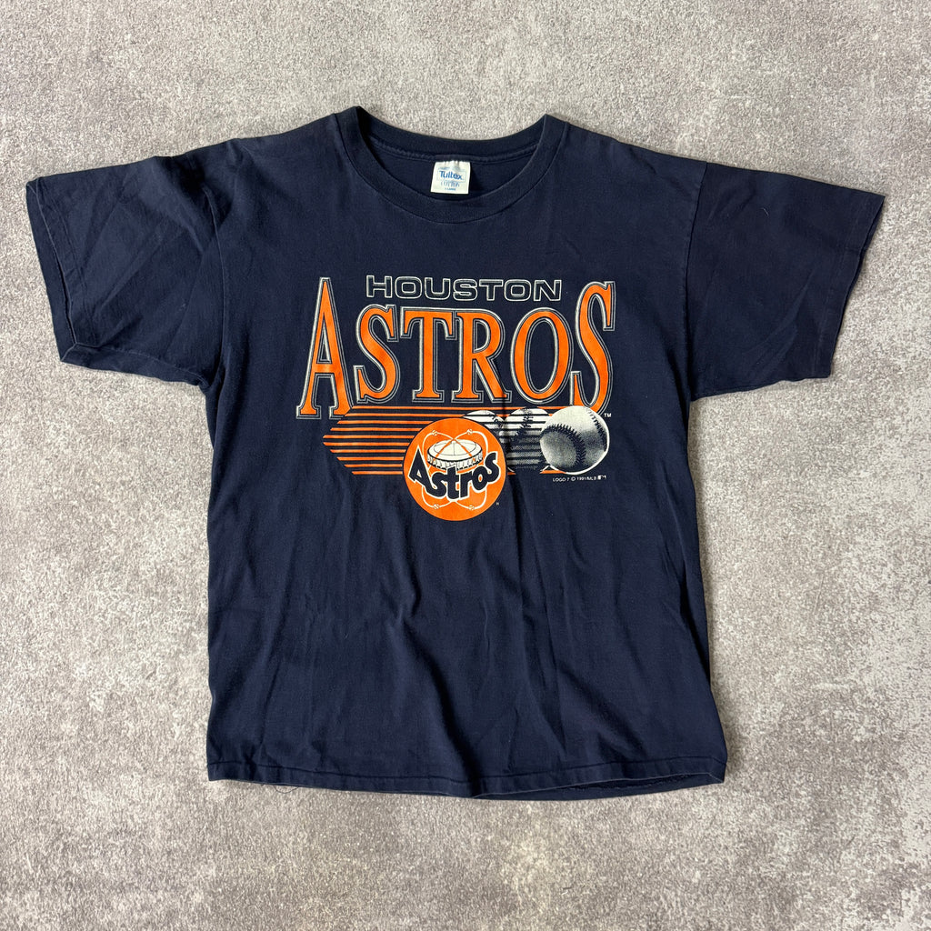 90s Houston Astros Tultex All Over Print Tee XL