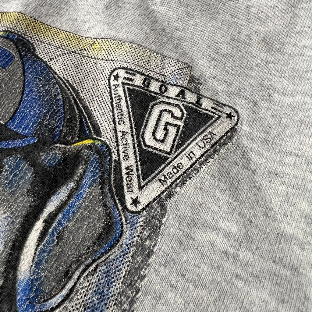 90s Authentic Activewear Goal College Big Logo Crewneck L