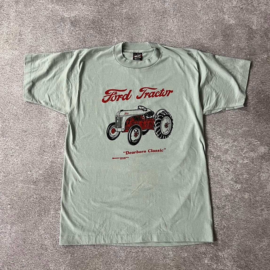90s Fruit of the Loom Ford Tractor Single Stitch Tee L