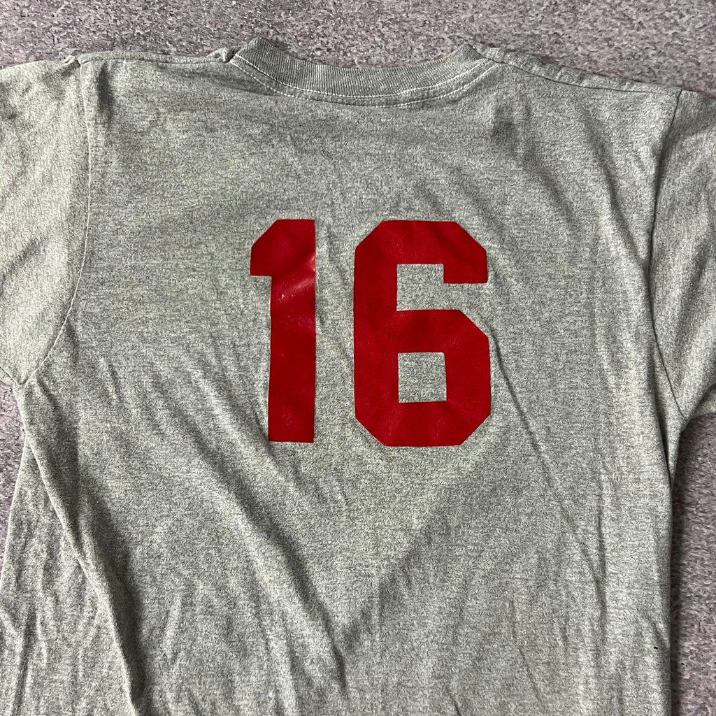 90s Big Logo Gray Tee M