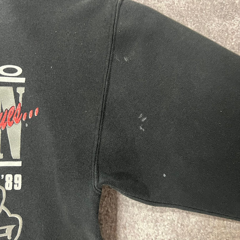 90s Buffalo Bills NFL Tee Jays Big Logo Sun Faded Vintage Crewneck M