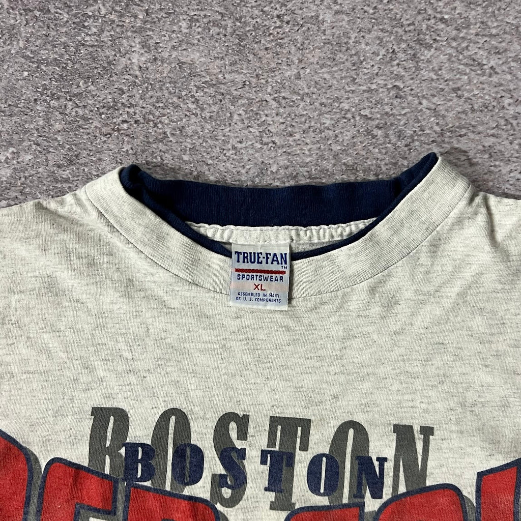 90s Boston Red Sox True-Fan Big Logo Tee XL