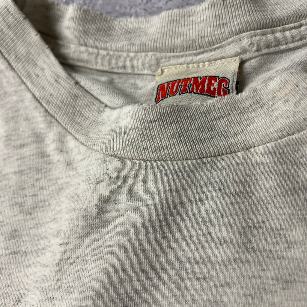 90s Colorado Rockies Nutmeg Mills Big Logo Tee L