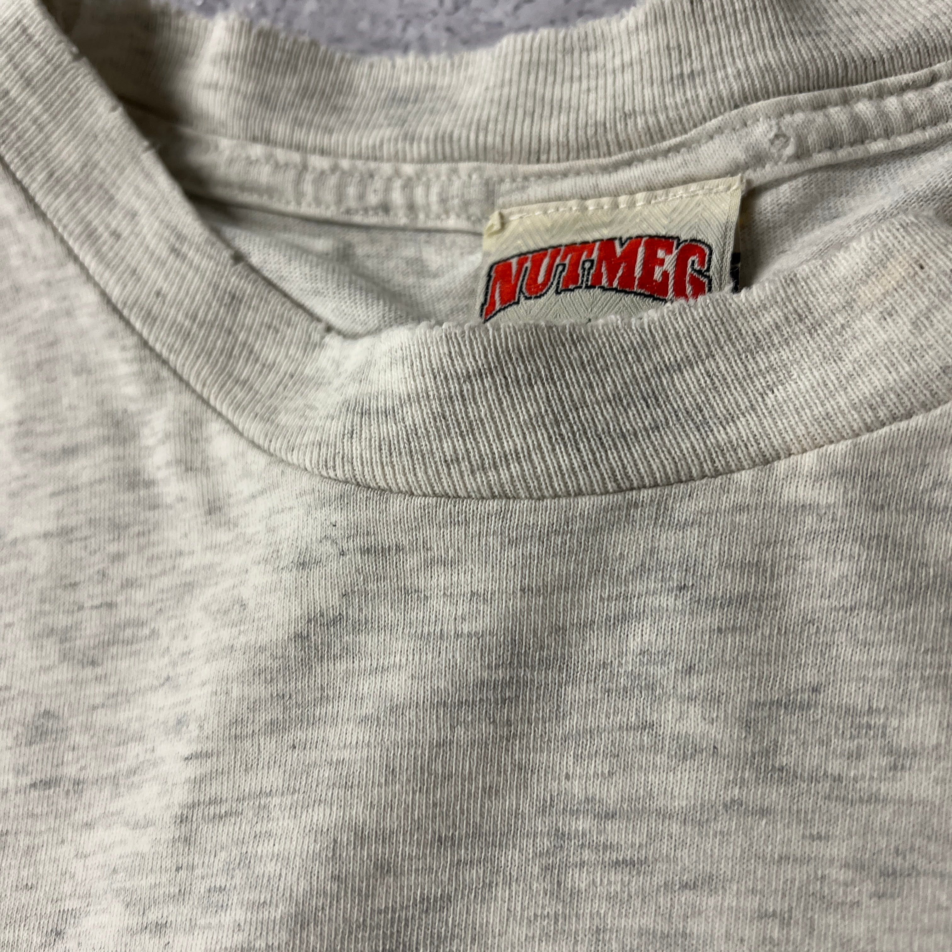 90s Colorado Rockies Nutmeg Mills Big Logo Tee L