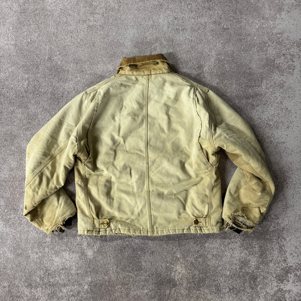 90s Carhartt Beige Workwear Jacket XL