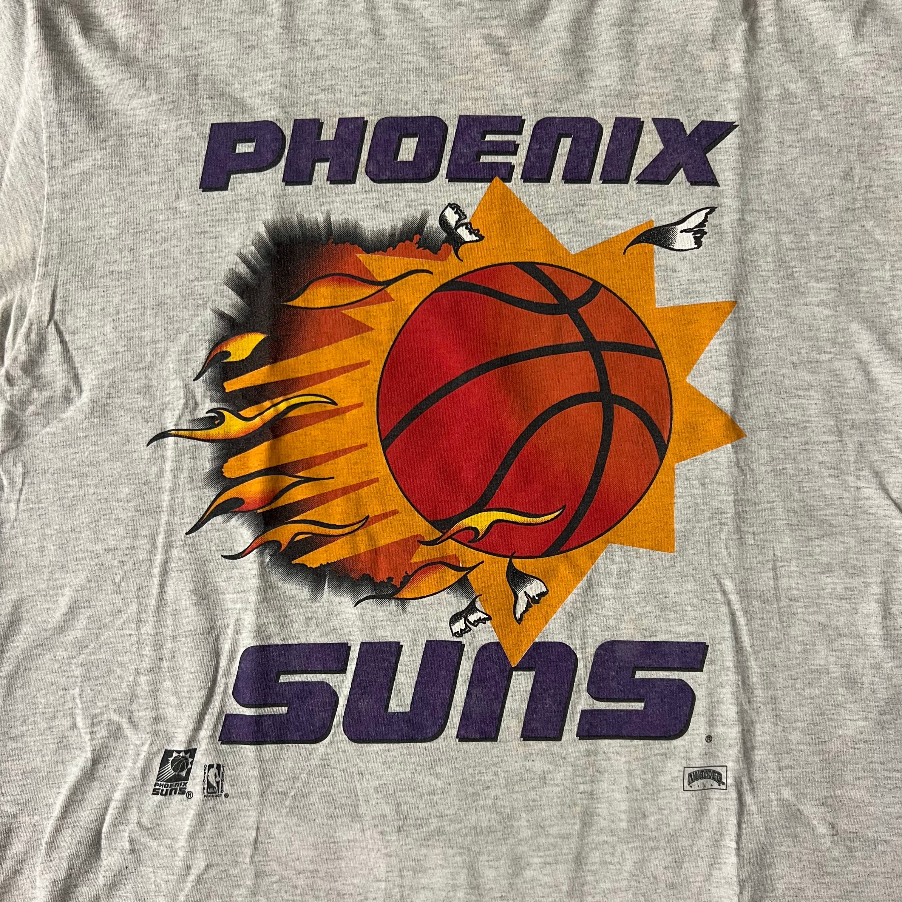 90s Phoenix Suns Nutmeg Mills Sun Faded Single Stitch Tee XL