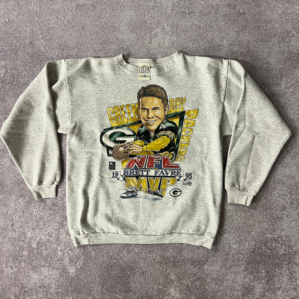 90s Green Bay Packers Cotton Grove Big Logo Crewneck L