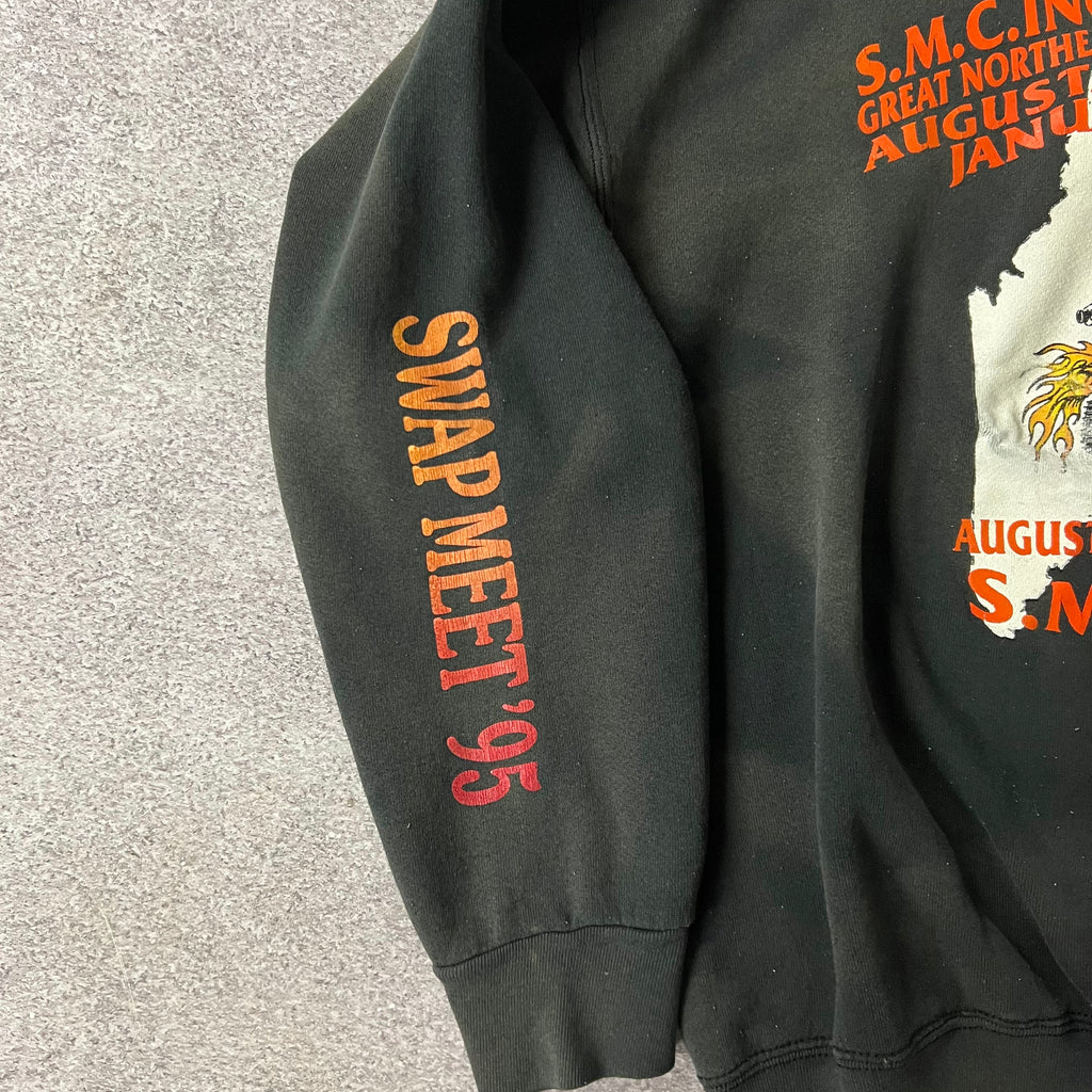 90s Augusta, Maine Worn In Crewneck M