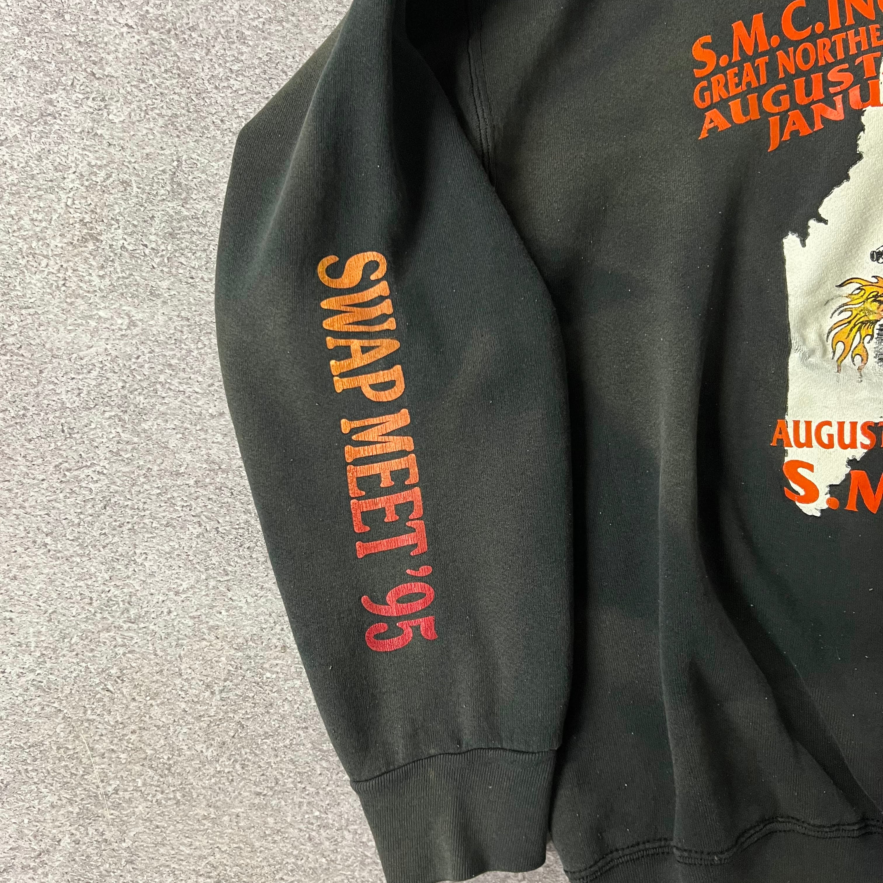 90s Augusta, Maine Worn In Crewneck M