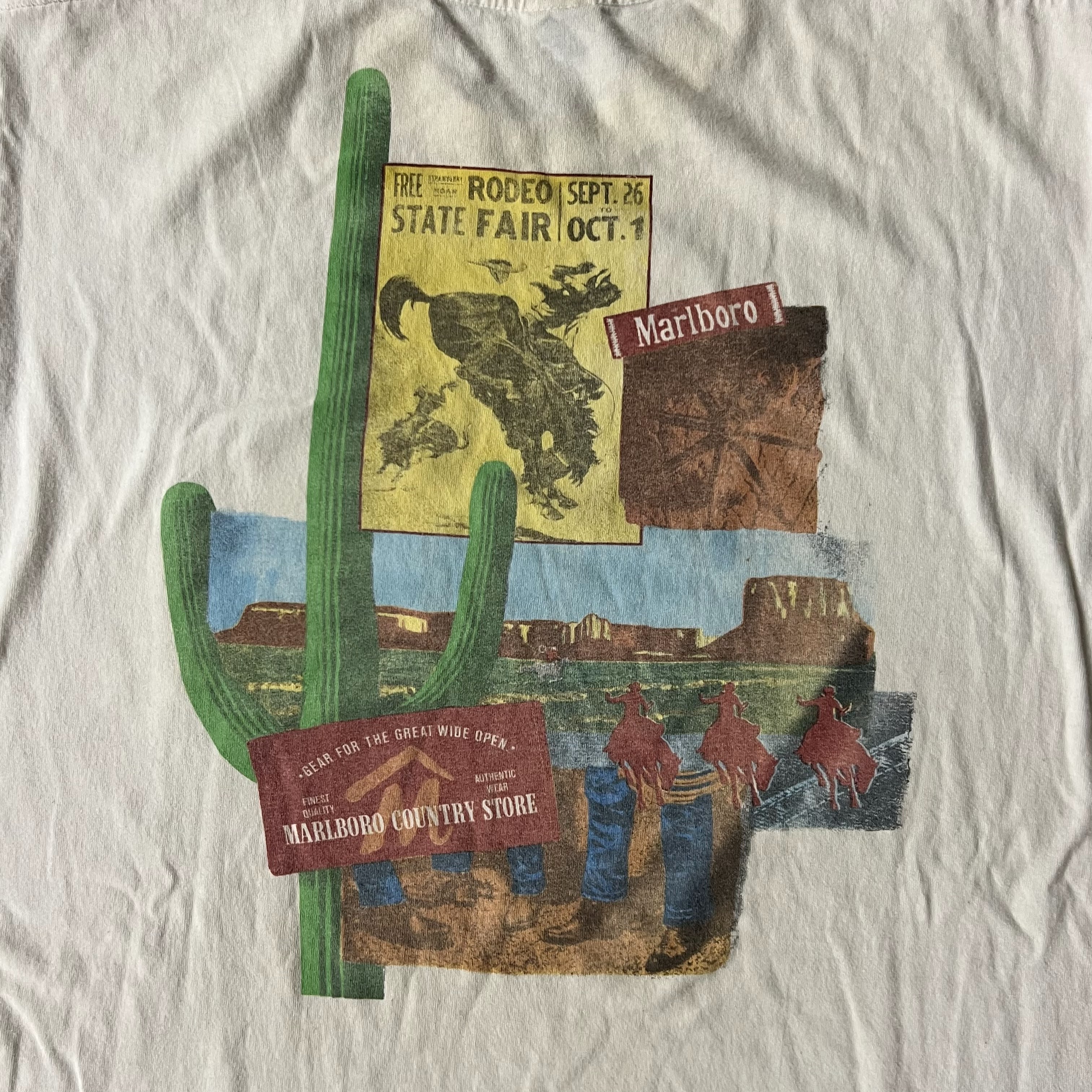 90s Fruit of the Loom Back Graphic Single Stitch Tee XL