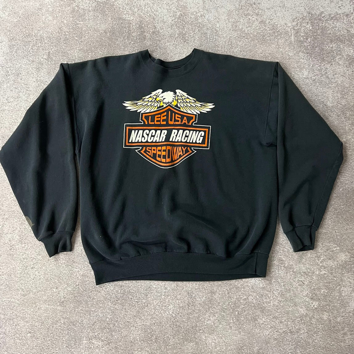 90s Hanes Lee, NH Worn In Crewneck XL