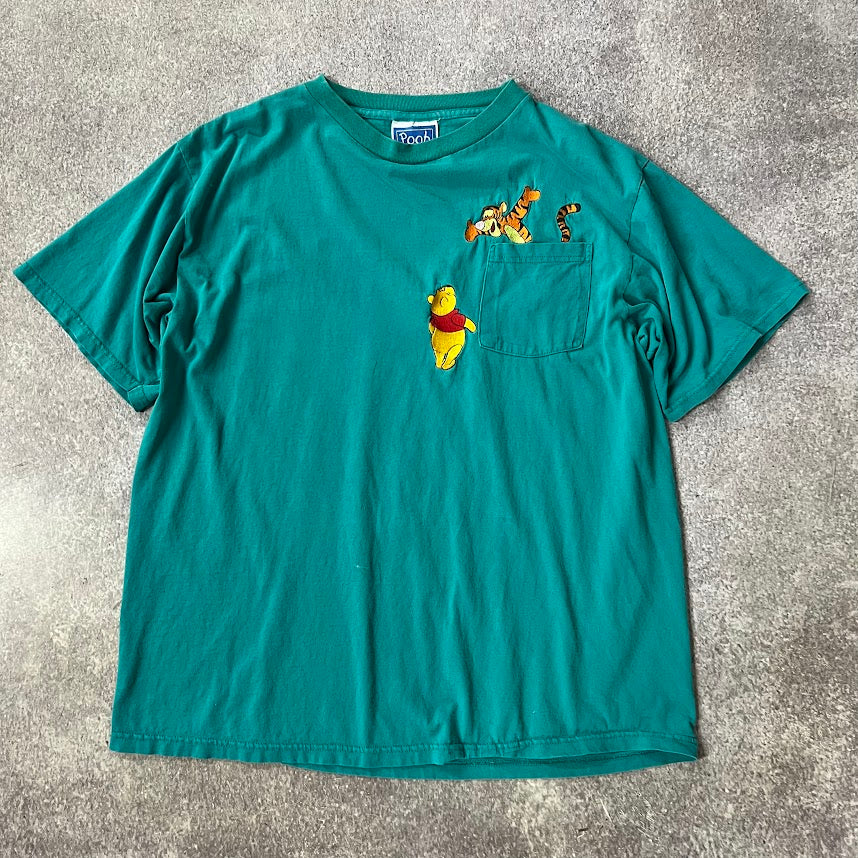 90s Disney Winnie the Pooh Embroidered Vintage Streetwear Tee XL