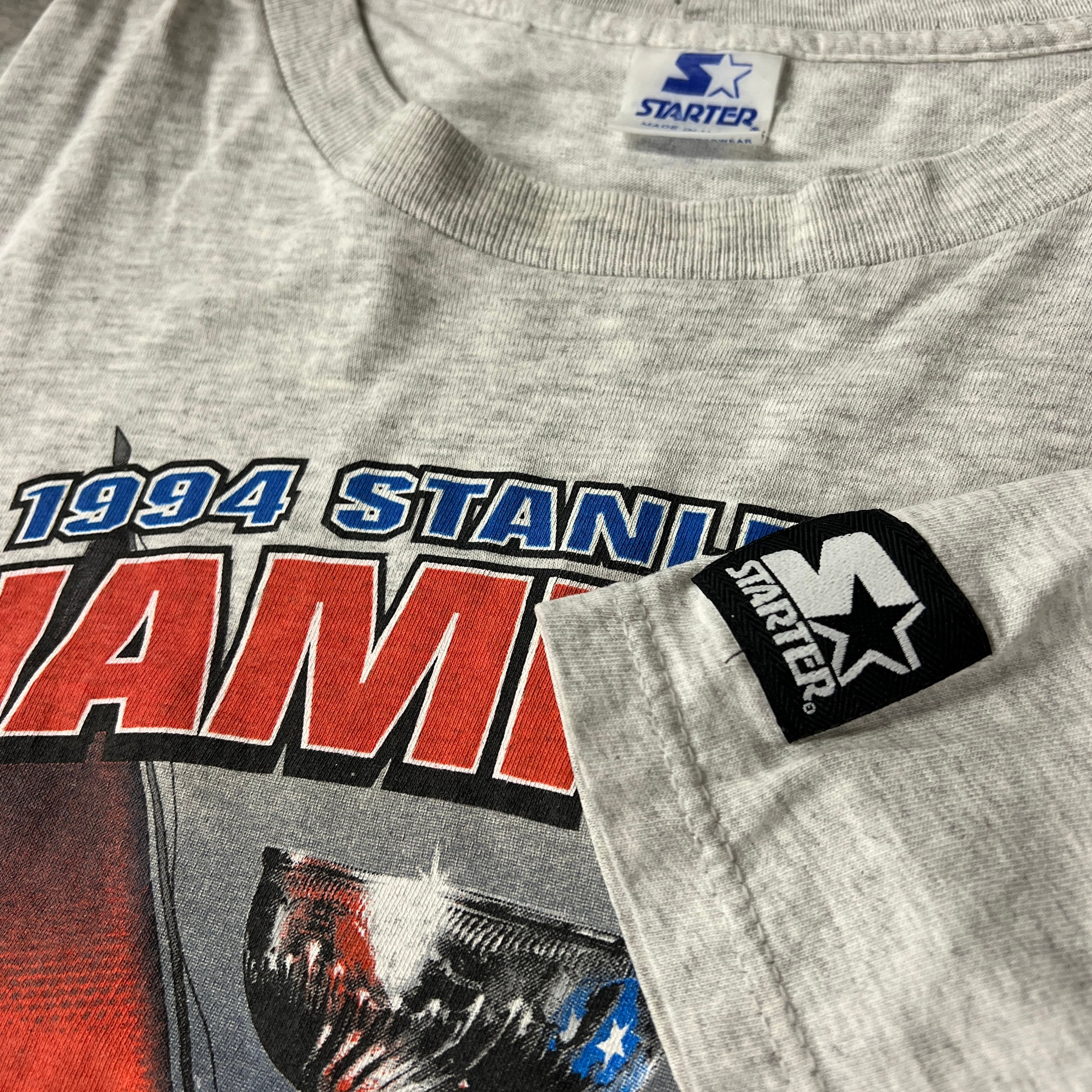 90s New York Rangers Starter Big Logo Tee XL