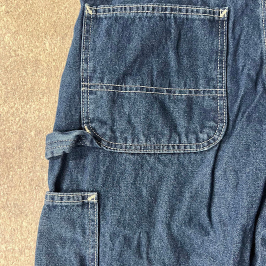 2010s Carhartt Workwear Vintage Blue Pants 34x30