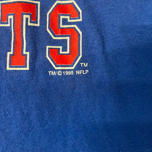 90s New York Giants NFL Logo 7 Big Logo Made in USA Vintage Tee L