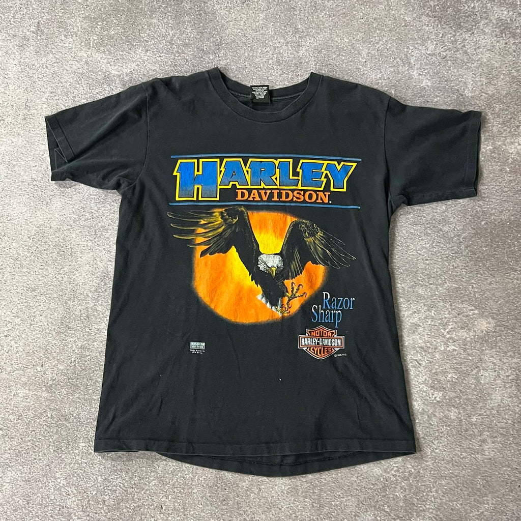 90s Harley Davidson Worn In Tee L