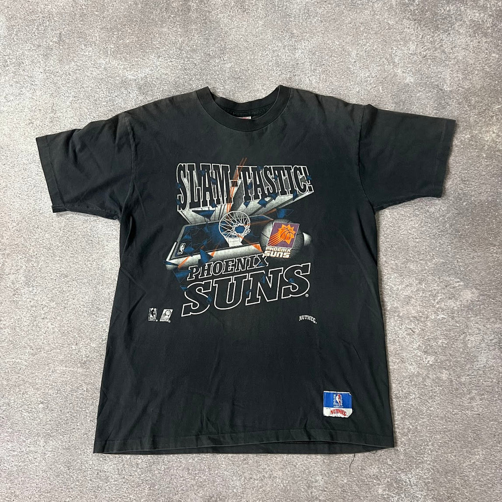 90s Phoenix Suns Nutmeg Mills Sun Faded Single Stitch Tee L