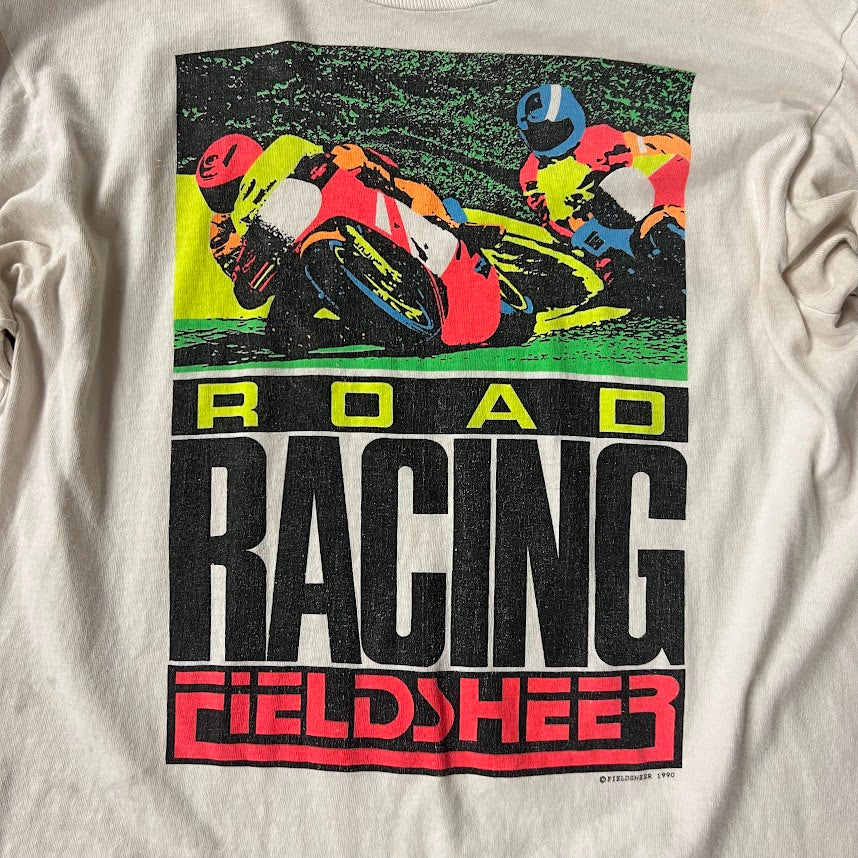 90s Fieldsheer Fruit of the Loom Big Logo Single Stitch Made in USA Tee L