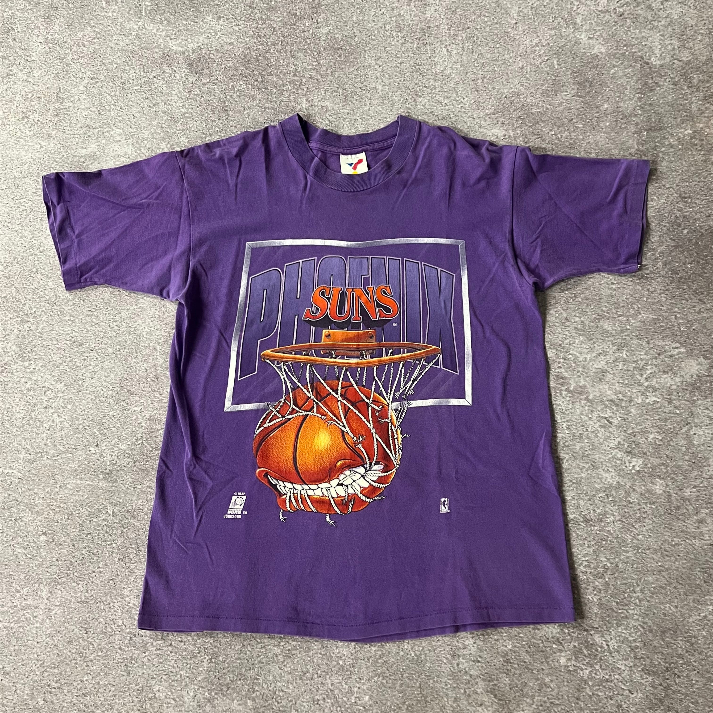 90s Phoenix Suns Artex Sportswear Big Logo Single Stitch Tee L