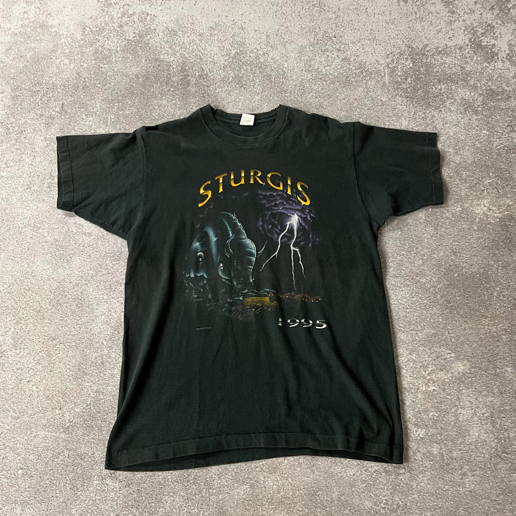 90s Fruit of the Loom Worn In Tee XL