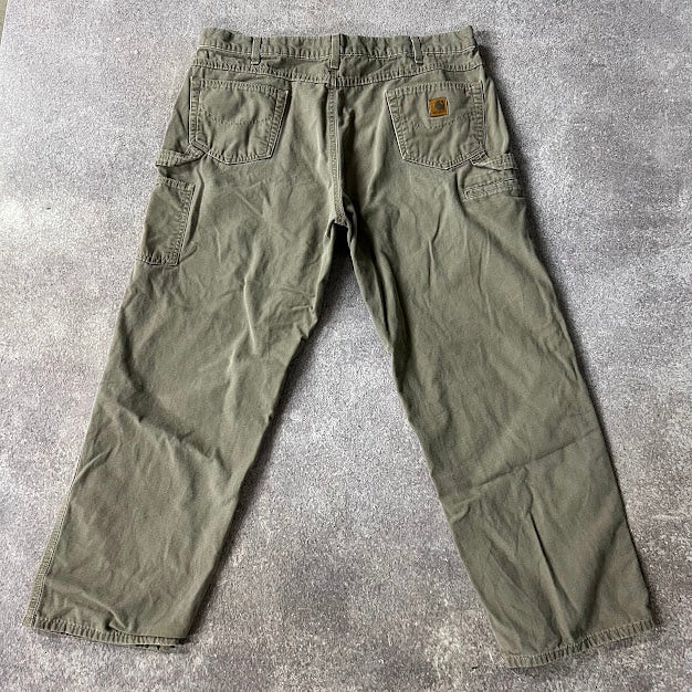 Y2K Carhartt Workwear Loose Beige Vintage Pants 40x32