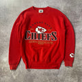 90s Kansas City Chiefs NFL Lee Sport Big Logo Vintage Crewneck M