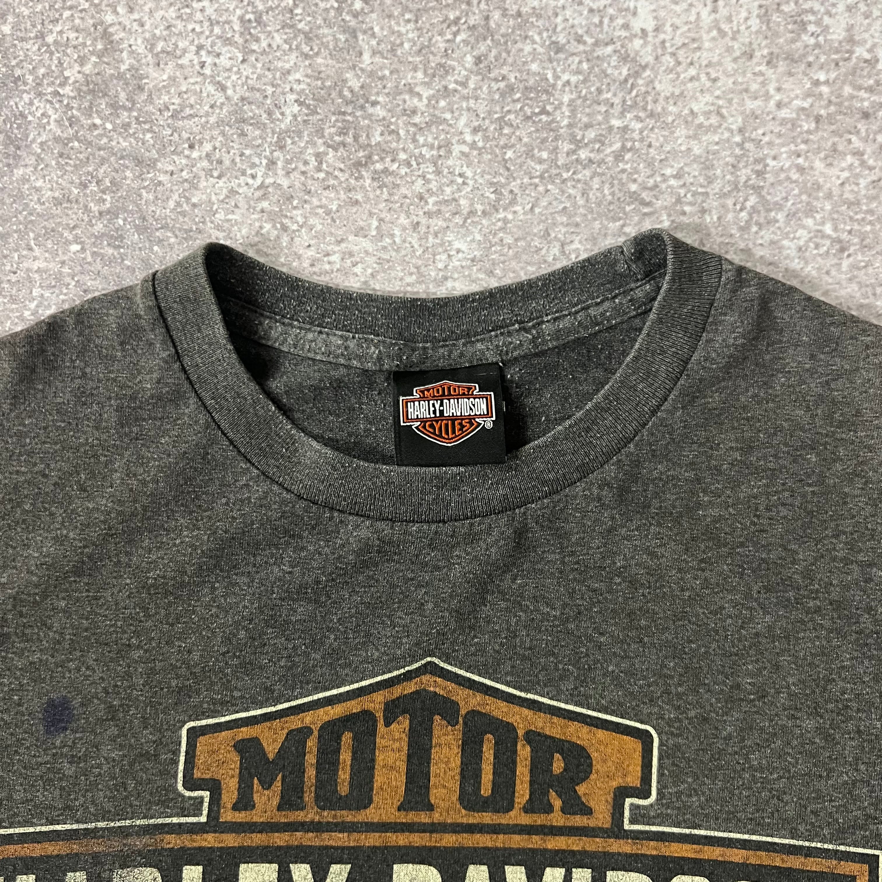 2010s Harley Davidson Indiana Worn In Tee L