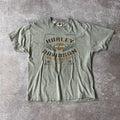 2010s Harley Davidson Gray Worn In Tee XL