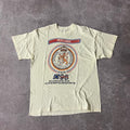 90s Soccer European Soccer Championship Cream Back Graphic Tee L