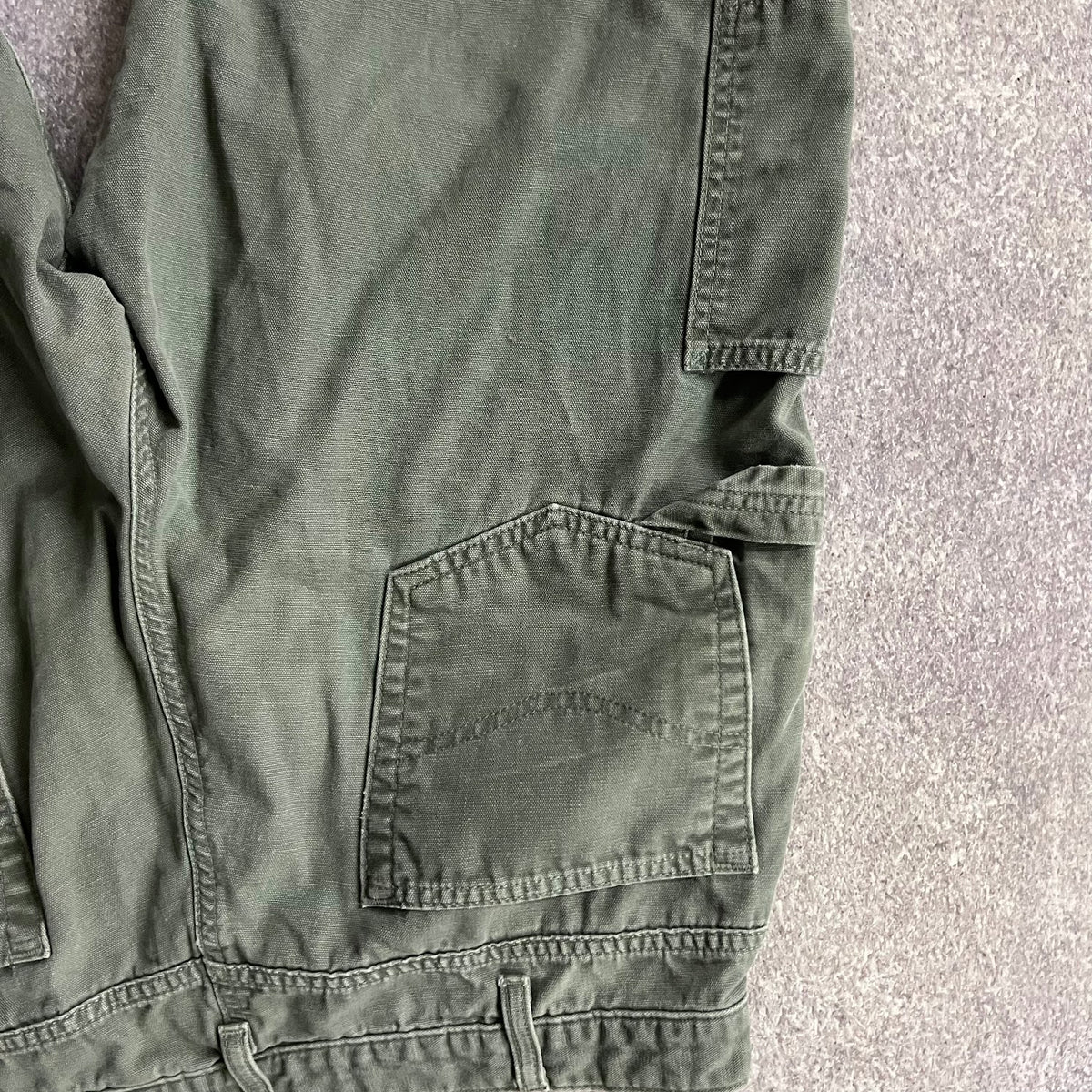 2010s Carhartt Workwear Faded Loose Green Vintage Pants 36x32