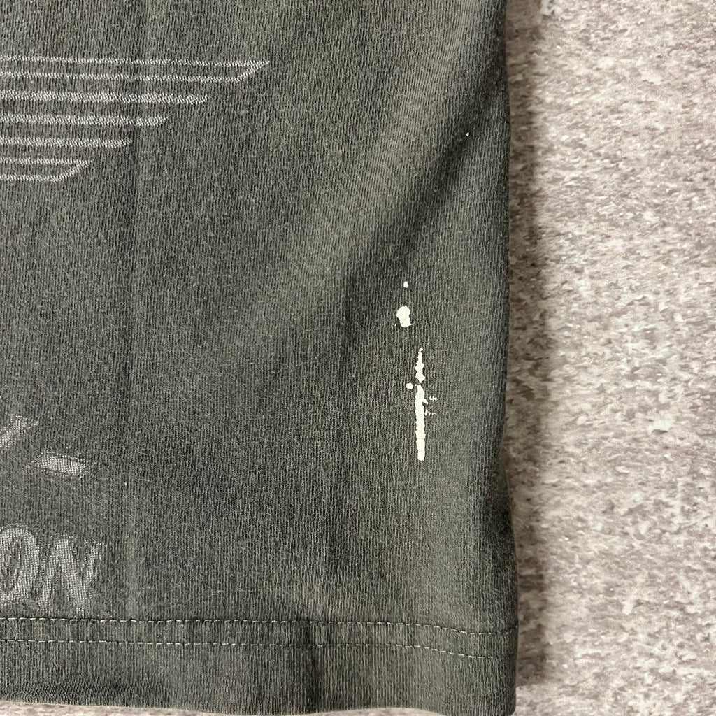 Y2K Harley Davidson Gray Worn In Tee L