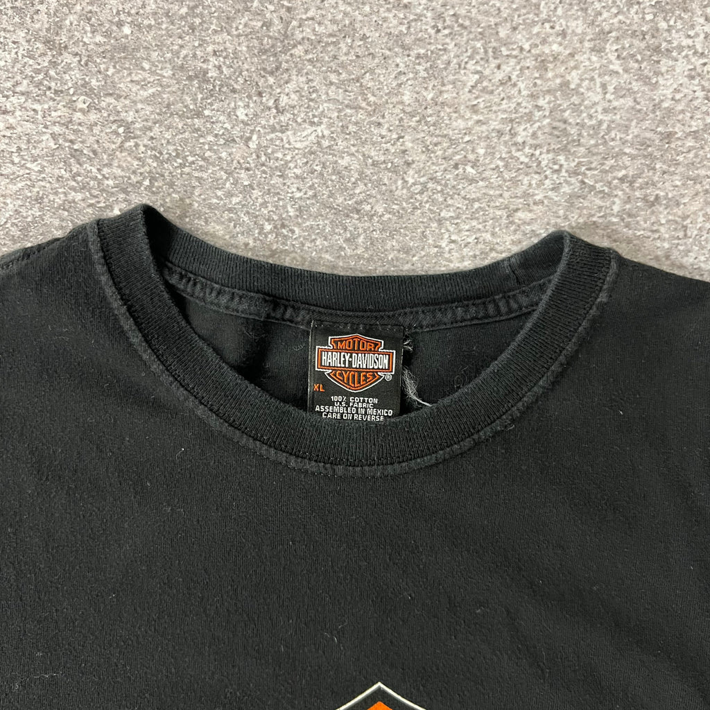 Y2K Harley Davidson Nottingham, England Back Graphic Tee XL