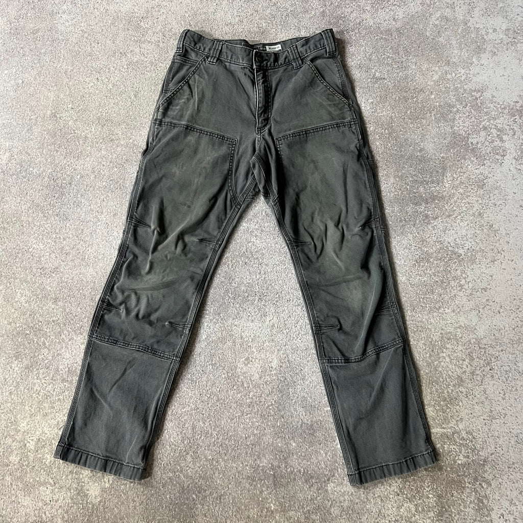 Modern Carhartt Workwear Faded Relaxed Gray Streetwear Pants 31x32