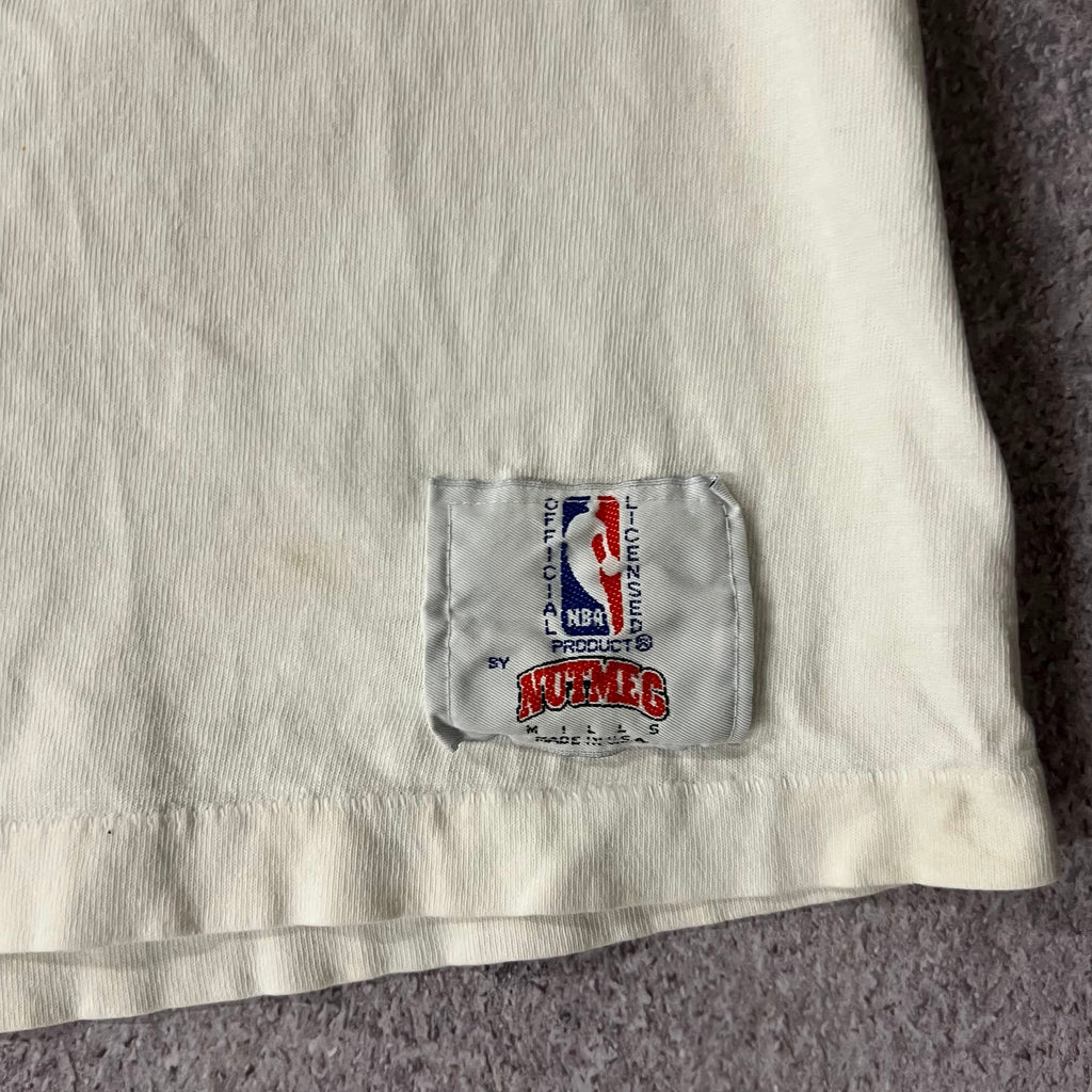90s Los Angeles Lakers Nutmeg Mills Single Stitch Tee L