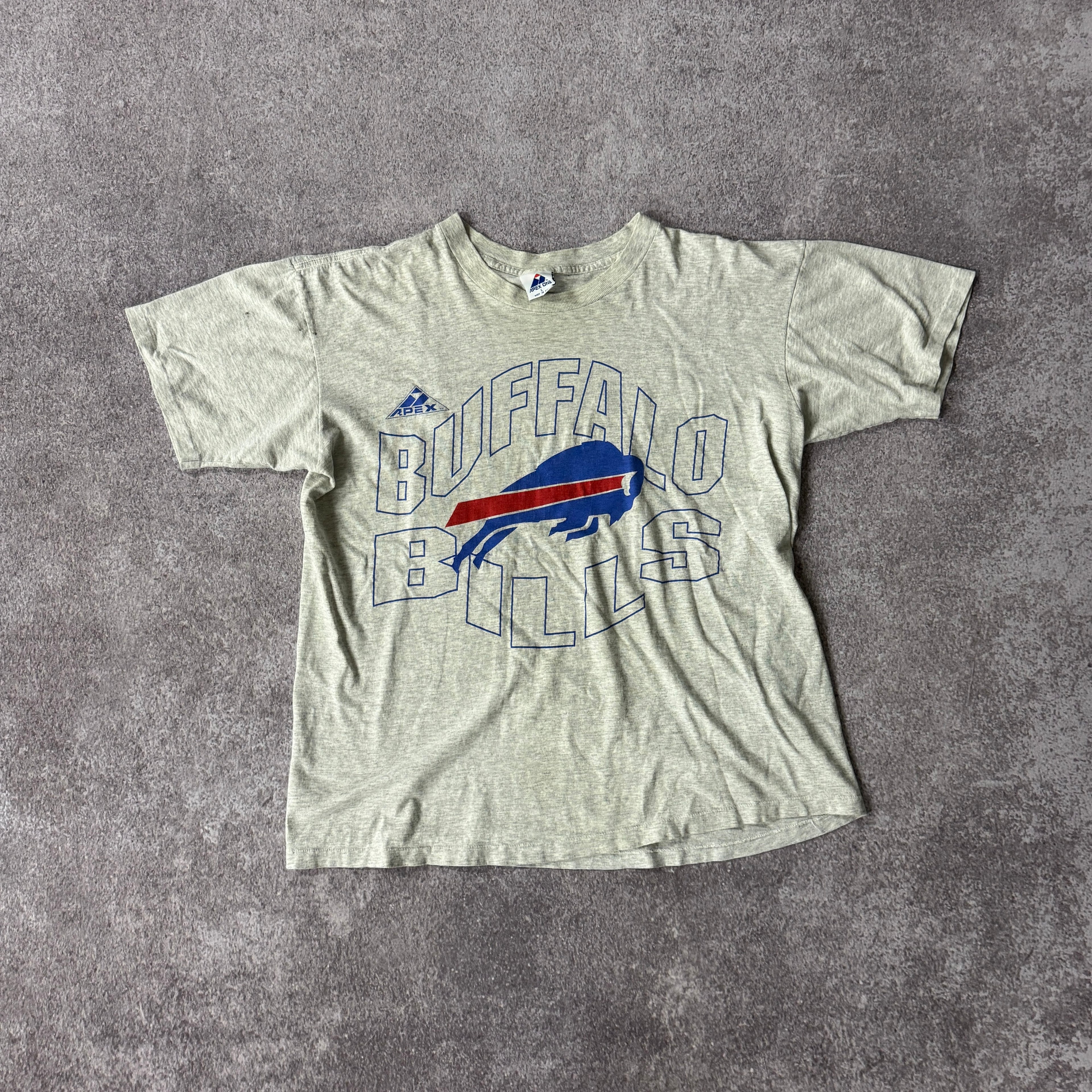 90s Buffalo Bills Apex One Single Stitch Tee L
