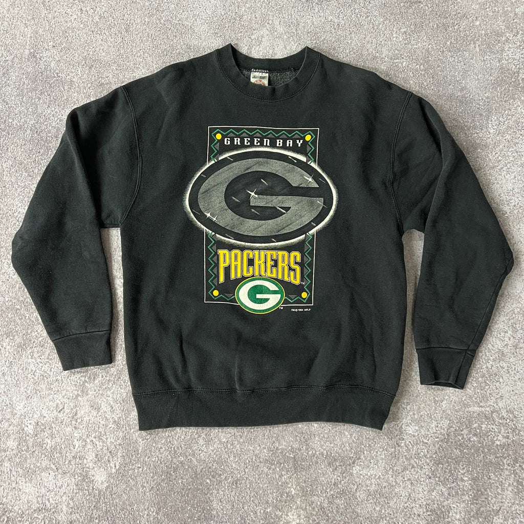 90s Green Bay Packers Fruit of the Loom Big Logo Crewneck L